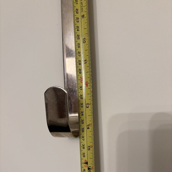 Silver Snowflake Wreath Hanger Festive Door Decor - Picture 7 of 10